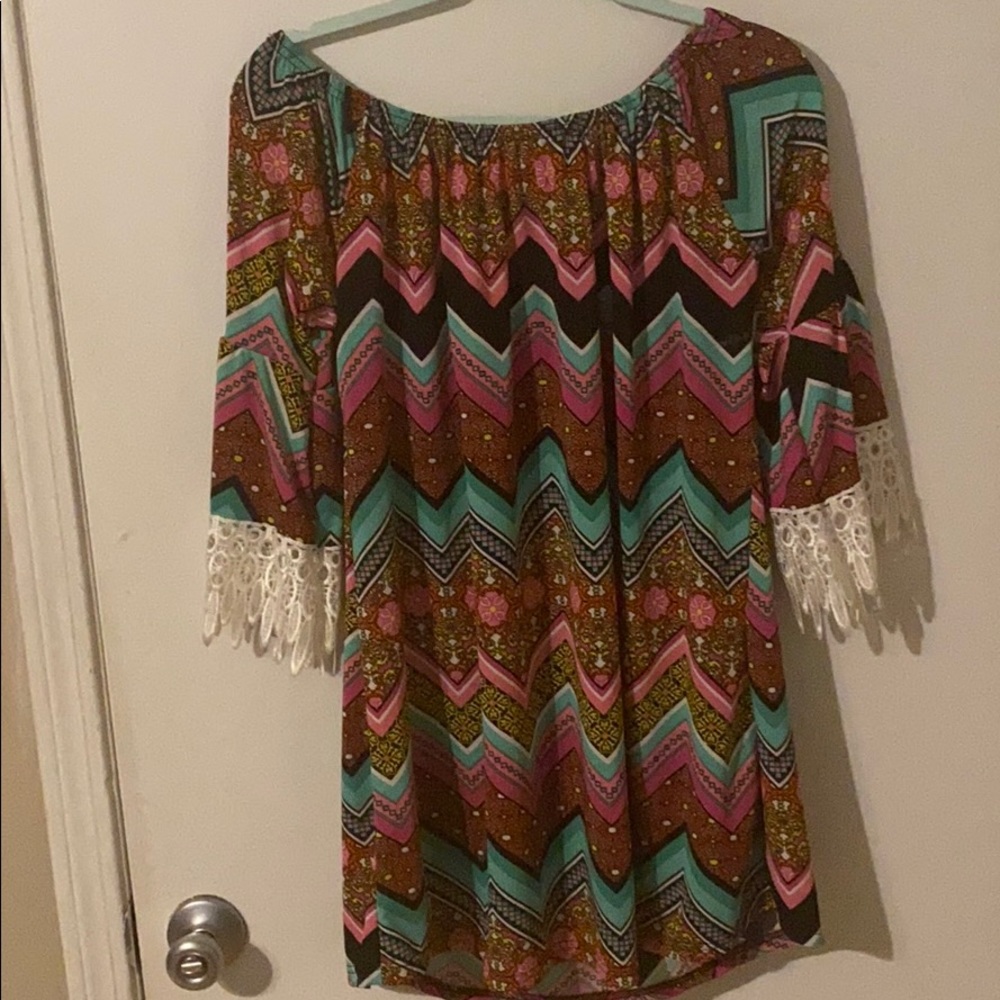 Patterned tunic